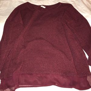 Urban Outfitters Maroon Sweater